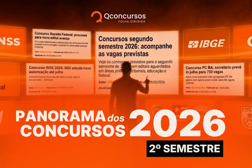 Panorama dos Concursos 2º Semestre: inscreva-se no evento