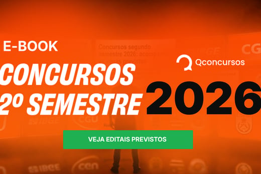 Concursos 2º semestre 2026: baixe o panorama de editais previstos