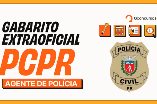 Concurso PC PR: acesse correção e gabarito extraoficial