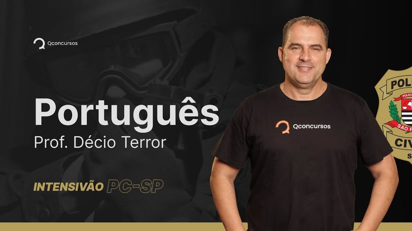 Concurso PC SP: Aula de Português | Intensivão PCSP | Qconcursos.com